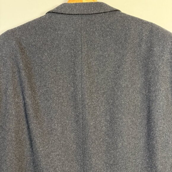 Oscar de la Renta Wool Cashmere Sport Coat Jacket Blazer Men's 44L Gray Career - Picture 10 of 12